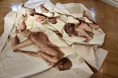 Folded - a Sculpture & Installation Artowrk by Sylvie Wozniak