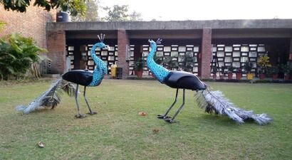 My peacocks - a Sculpture & Installation Artowrk by Shivjot kaur Saini