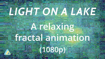 Light on a Lake - a fractal animation - a Digital Graphics and Cartoon Artowrk by Graeme Boore