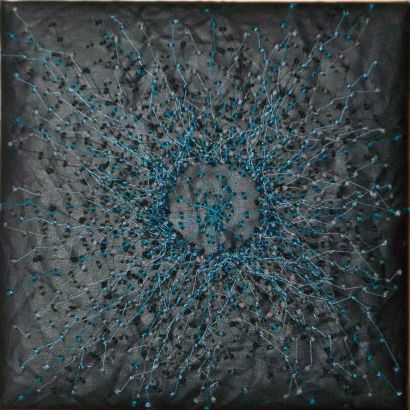 Variation in turquoise - a Paintings Artwork by Renate Motycka