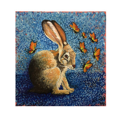Magic Rabbit - A Paint Artwork by Elena Belous