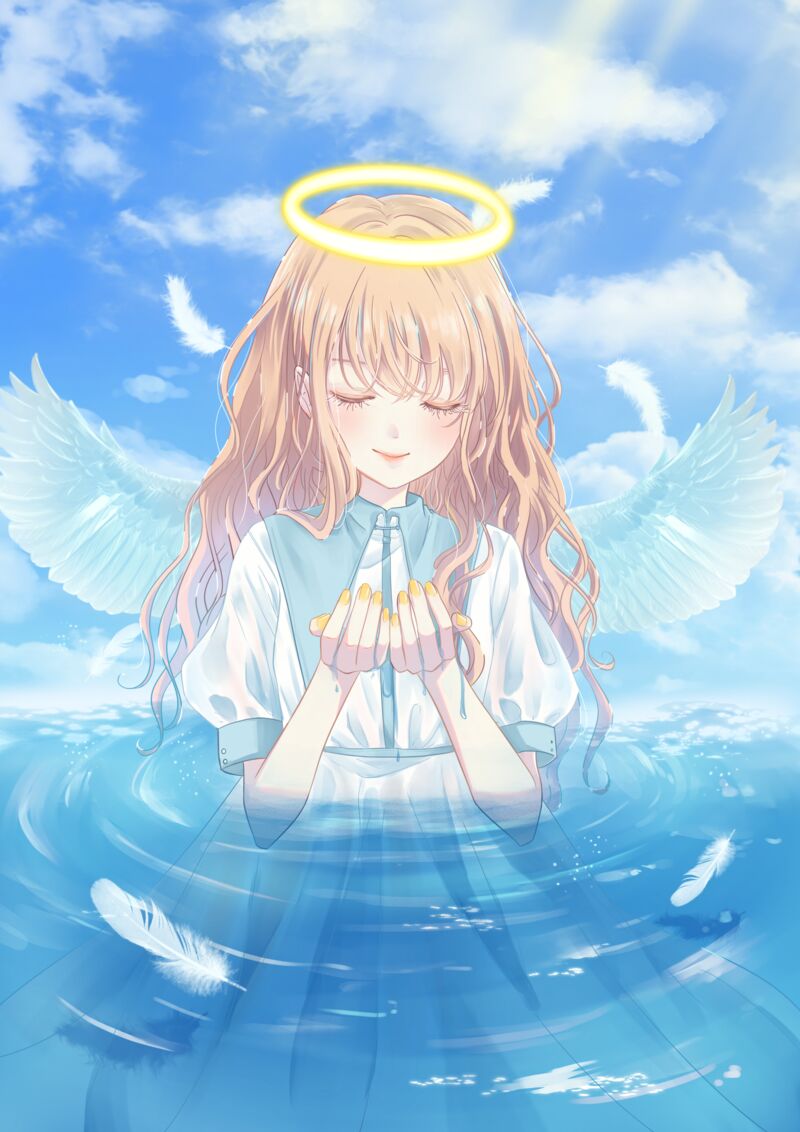 Upon the Water, Within the Light - a Digital Art by Tata Rae