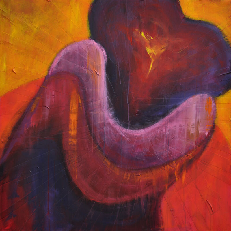 Hug n.5 (The healing power of the embrace) - a Paint by Alberto Ribè