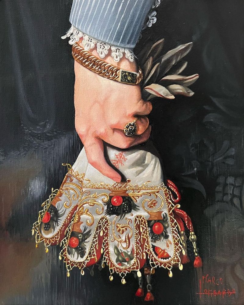 The Withheld Gesture - a Paintings by Marco Lombardo