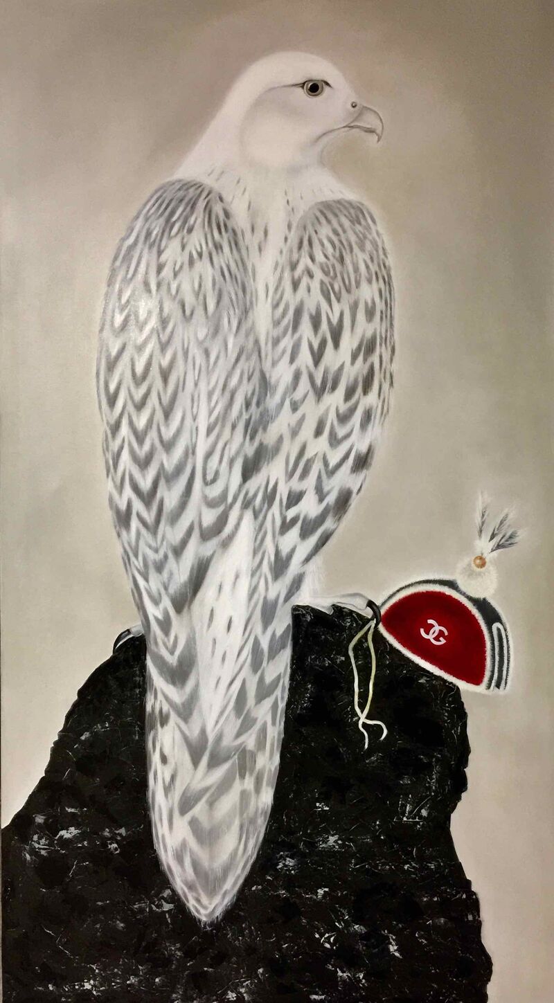 the CoCo Falcon - a Paint by Marie E.U. Schirrmacher-Meitz