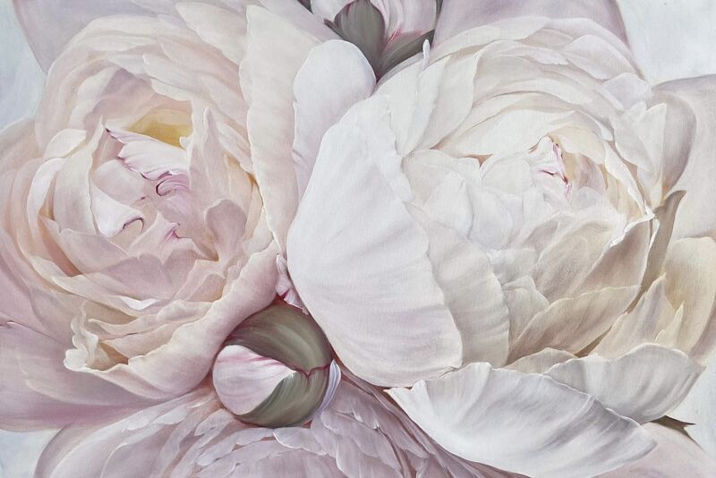 Peony Grace - a Paintings by Carolina Gawron