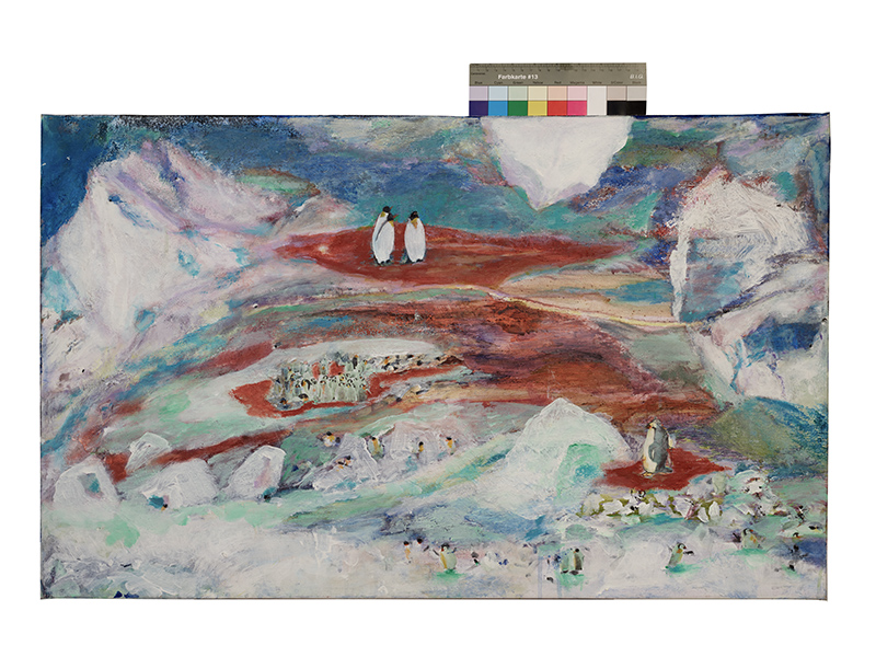 Pinguine leben gefährlich artwork by Bettina Bucher-Schmidt for Arte Laguna World